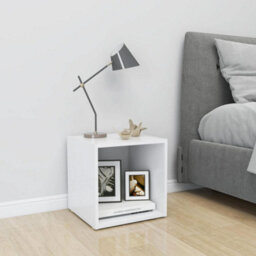 Berkfield Durable Tv Cabinet White 37X35X37 Cm Engineered Wood - thumbnail 2