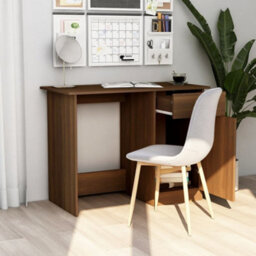 Walplus Desk Brown Oak 100X50X76 Cm Engineered Wood - thumbnail 3