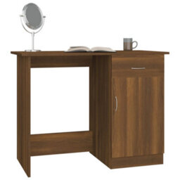 Walplus Desk Brown Oak 100X50X76 Cm Engineered Wood - thumbnail 4