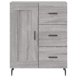 Berkfield Modern Sideboard Grey Sonoma 69.5X34X90 Cm Engineered Wood - thumbnail 5