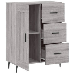 Berkfield Modern Sideboard Grey Sonoma 69.5X34X90 Cm Engineered Wood - thumbnail 6