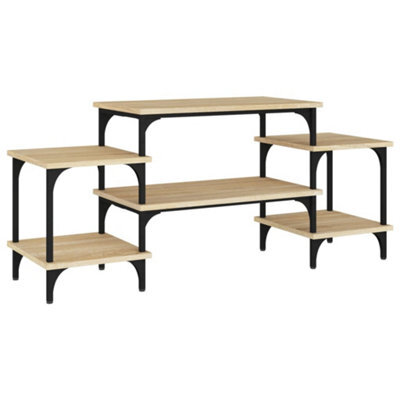 Berkfield Durable Tv Cabinet Sonoma Oak 117X35X52 Cm Engineered Wood - image 1