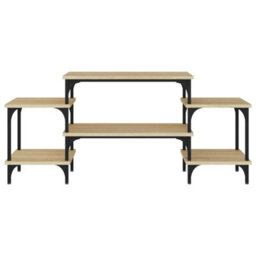 Berkfield Durable Tv Cabinet Sonoma Oak 117X35X52 Cm Engineered Wood - thumbnail 5