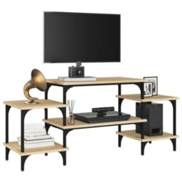 Berkfield Durable Tv Cabinet Sonoma Oak 117X35X52 Cm Engineered Wood - thumbnail 4