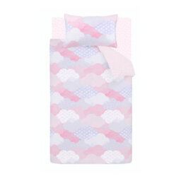 Catherine Lansfield Kids Soft As A Cloud Single Duvet Cover Set With Pillowcase Pink - thumbnail 5