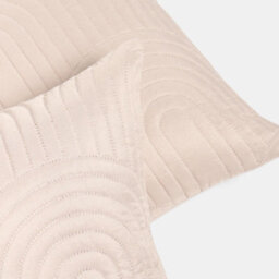 Ohs 2 X Arches Quilted Pinsonic Cushion Covers Home Décor - Natural - thumbnail 4