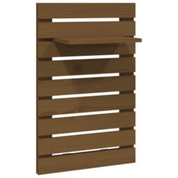 Berkfield Wall-Mounted Bedside Shelves 2 Pcs Honey Brown Solid Wood Pine - thumbnail 5