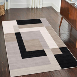Ameha Stylish Milo Neutral Printed Rug Hallway Area 120X170 Cm Carpet Living Room Bedroom Area Rugs - thumbnail 9