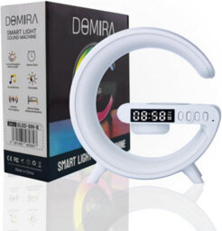 Domira 6 Inch Smart G Shape Wireless Alarm Clock With Fast Wireless Charging Lamp Rgb Phone Control For Bedroom Accessories - thumbnail 3