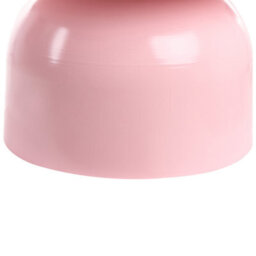 Wyld And Coco Pastel Pink Powder-Coated Metal Round Coffee Table, Compact W60 X D60 X H36Cm - thumbnail 3