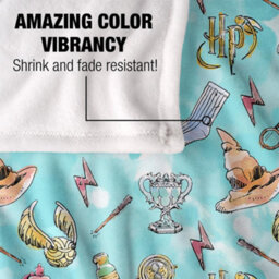 Harry Potter Doodles Blanket Multicoloured (One Size) - thumbnail 4