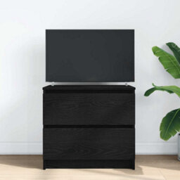 Berkfield Tv Cabinet Black 60X35X54 Cm Engineered Wood - thumbnail 3