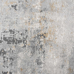 Loomed Silver Grey Metallic Distressed Abstract Area Rug 240X330Cm - thumbnail 4
