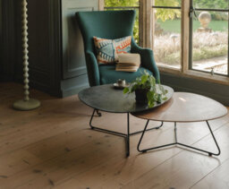 Statement Furniture Bergen Coffee Table Set Slate And Gold - thumbnail 3