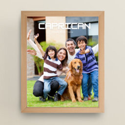 Oak Picture Frame Photo Frame Perspex Sheet For Wall Or Table, Landscape And Portrait Orientation 36 X 24 Cm (14.17 X 9.45 Inch) - thumbnail 2