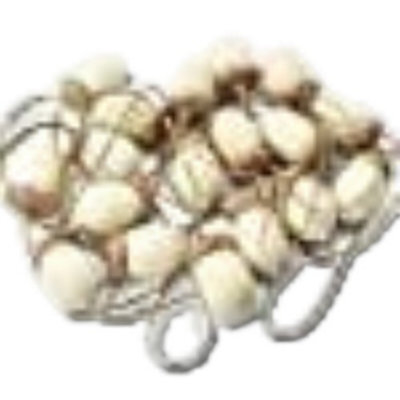 Gisela Graham Christmas Gold Glitter Acorn Tree Decorations - Set Of 3, 3 X 1.7 Cm, With Twine