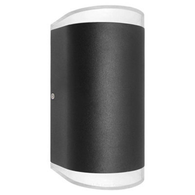 Long Life Lamps Company Modern 6W Led Double Outdoor Wall Light Black Cool White Zlc321Cw - image 1