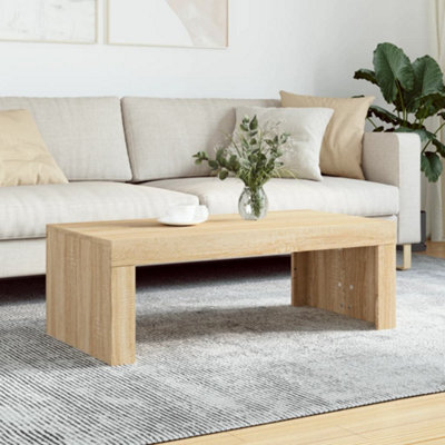 Vidaxl Coffee Table Sonoma Oak 102X50X36 Cm Engineered Wood - image 1