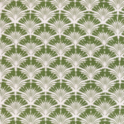 Furn. Deco Palm Printed Ruffle Duvet Set, Super King, Green - thumbnail 4