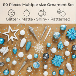 Neo 110Pcs Christmas Tree Ornaments Set - thumbnail 3