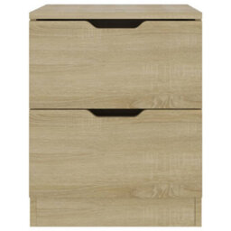 Berkfield Bedside Cabinet Sonoma Oak 40X40X50 Cm Engineered Wood - thumbnail 3