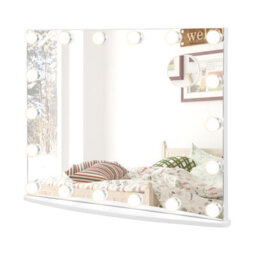 Costway Hollywood Vanity Makeup Mirror W/ Dimmable Led Lights Tabletop & Wall Mounted 65 X 52 Cm - thumbnail 1