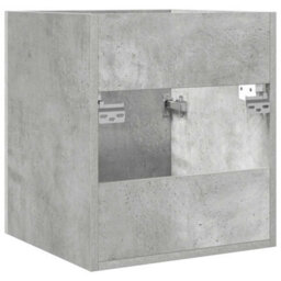 Berkfield Practical Bathroom Sink Cabinet Concrete Grey 41X38.5X46 Cm Engineered Wood - thumbnail 6