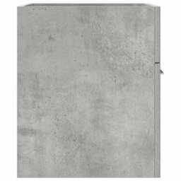 Berkfield Practical Bathroom Sink Cabinet Concrete Grey 41X38.5X46 Cm Engineered Wood - thumbnail 5