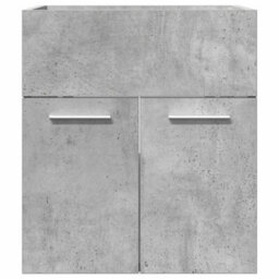 Berkfield Practical Bathroom Sink Cabinet Concrete Grey 41X38.5X46 Cm Engineered Wood - thumbnail 4