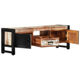 Berkfield Tv Cabinet 120X30X40 Cm Solid Wood Reclaimed - thumbnail 5
