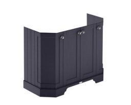 Old London Floor Standing Vanity Unit, Durable 4 Angled Door Sink Cabinet With Shelf