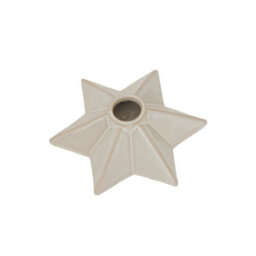 Alora Ceramic Angled Star Candle Holder - Modern Minimalist Decor - thumbnail 4