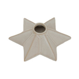 Alora Ceramic Angled Star Candle Holder - Modern Minimalist Decor - thumbnail 3