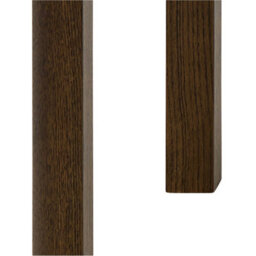 Wyld Haus Cork 180Cm Rectangular Cream Ceramic Dining Table With Oak Veneer Base - thumbnail 7