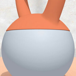 (4Kg, Orange And Grey) Sportnow Kettlebell With Non-Slip Handle - thumbnail 8
