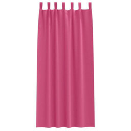 Berkfield Modern Curtains With Curtains 2 Pcs Bright Pink 245 X 140 Cm Polyester - thumbnail 4