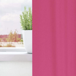 Berkfield Modern Curtains With Curtains 2 Pcs Bright Pink 245 X 140 Cm Polyester - thumbnail 3