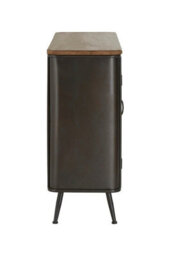 Buttercup Farm Trinity Four Drawer Cabinet - Metal/wood - L46 X W159 X H84 Cm - Brown - thumbnail 5