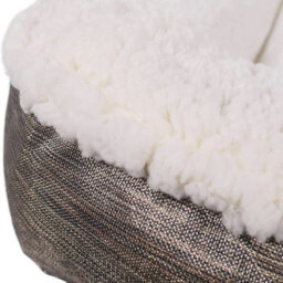 Rosewood Luxury Small Dog Bed Plush Boucle Teddy Pet Mattress - thumbnail 3
