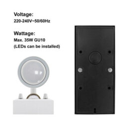 Long Life Lamps Company Pir Matt White Stainless Steel Single Outdoor Down Wall Light Movement Sensor Zlc057Dsenw - thumbnail 6