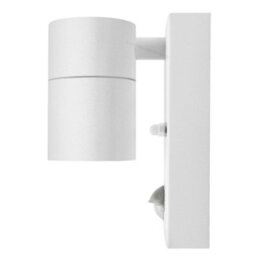 Long Life Lamps Company Pir Matt White Stainless Steel Single Outdoor Down Wall Light Movement Sensor Zlc057Dsenw - thumbnail 4