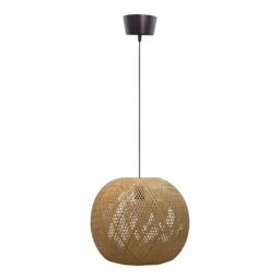 GoodHome Verdin Neutral Natural Round Lamp Shade (D)40Cm - thumbnail 4