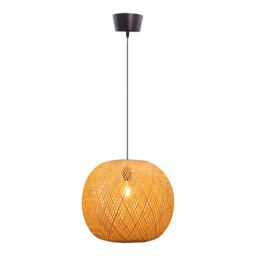 GoodHome Verdin Neutral Natural Round Lamp Shade (D)40Cm - thumbnail 3