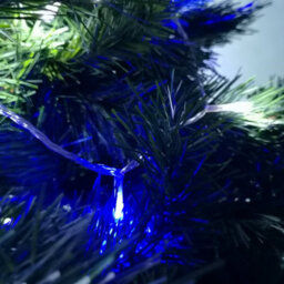 Samuel Alexander 200 Led 16M Premier Christmas Outdoor Function Lights Timer Clear Cable Blue & White - thumbnail 3