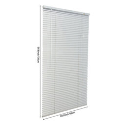Garden Sanctuary Aluminium Horizontal Silver Coated Venetian Blind Shade 50Cm(W) X 130Cm(H) - thumbnail 7