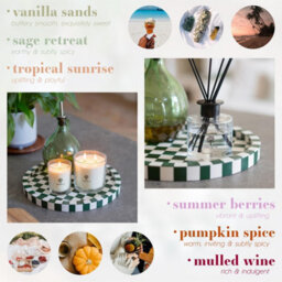 Nicola Spring Pumpkin Spice Scented Candle & Diffuser Set - 160G Natural Soy Wax Candle & Home Air Freshener Set - thumbnail 4