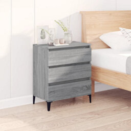 Berkfield Stylish Sideboard Grey Sonoma 60X35X70 Cm Engineered Wood - thumbnail 2
