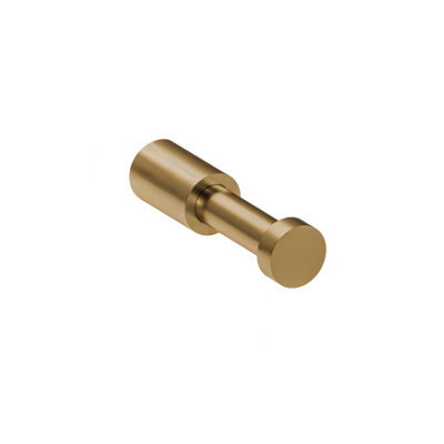 Cosmic Towel Hook, Robe Hook, Coat Hook, Brushed Gold 5,5 Cm, Installed With Screws, Logic Collection - image 1