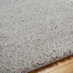 Livabliss Round Moda Shaggy-Solid Color Light Grey Plush Soft Pile Living Bedroom Rug 160 X 160 Cm Easy Care, Non Shedding - thumbnail 3