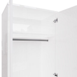 FWSTYLE Veloce 2 Door White Gloss Double Wardrobe - thumbnail 5